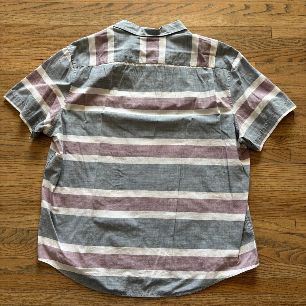 Original Penguin Mens Heritage Slim Fit Striped Short Sleeve Button Down XXL - Picture 8 of 8